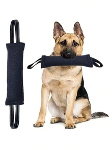 狗狗玩具－狗狗咀嚼玩具。這款耐用的拉繩玩具適合小型到中型犬，可用於訓練牠們的咀嚼能力、拉扯技巧和障礙訓練。這款耐用的寵物咀嚼玩具有助於鍛鍊狗狗的下顎。非常適合拉布拉多、德國牧羊犬、哈士奇以及許多其他犬種。適合室內和室外玩耍。此玩具也可用於牽繩訓練、服從訓練和幼犬訓練。 - 彩色 - 查看 2