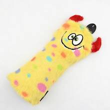 怪兽毛绒高尔夫球杆杆身套、木质杆身套筒、皮革杆头套，适用于木杆、球道木杆和混合杆。 - 黑色 - 查看 6