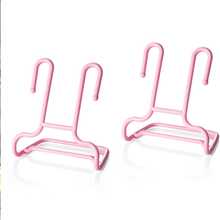 2 pezzi Scaffale porta scarpe per bambini, organizzatore salvaspazio per scarpe - Mensola portaoggetti multifunzionale e portatile, adatto per scarpe sportive e casual, realizzato in materiale plastico durevole, perfetto per la conservazione delle scarpe dei bambini - Multicolore - Visualizzare 7