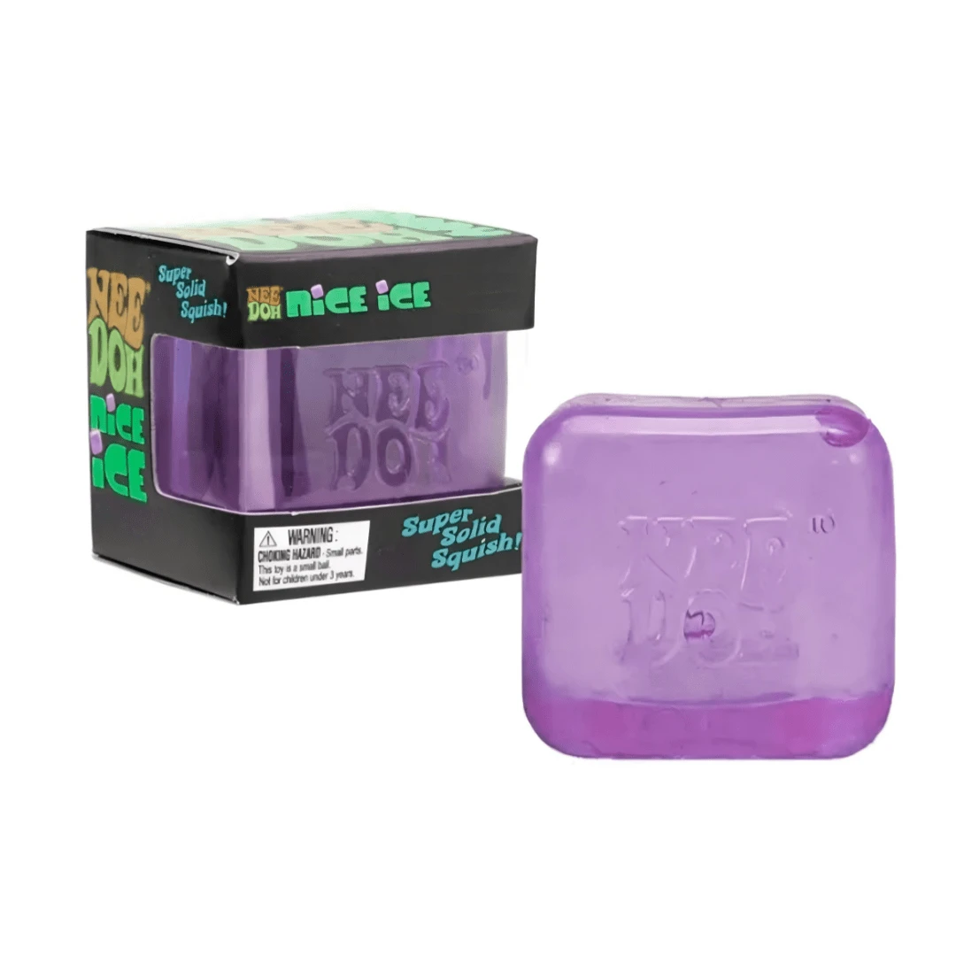 Adult Social & Gathering Accessory – Sensory Squeeze Toy With Ultra Solid Squish, 2.25" Cube. - Màu tím - Xem 1