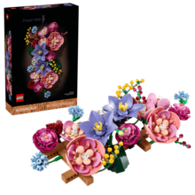LEGO Building Blocks-Style Artificial Plant Flower Building Set, Home Decor Gift, Suitable For Adults, Plant Collection Series, Birthday Anniversary Gift For Her And Him, Building Blocks Flower Set Toy - Multicolor - View 3