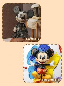 Disney Mickey Infinite Creativity Series Blind Box, Mickey Figure Desktop Ornament, Cute Figure Toy Blind Box Gift, Surprise Unboxing Gift, Collectible Small Statue, Exquisite Ornament For Birthday And Wedding Party Decoration, Holiday Gift - Multicolor - View 8