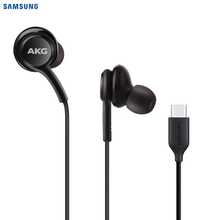 Samsung Type-C AKG Wired In-Ear Headphones, Global Version With Controller, In-Ear, Black/White With Earbuds - View 3