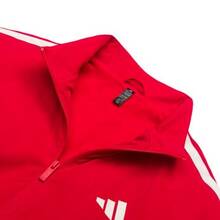 adidas 時尚梭織防風休閒外套 男款 - 紅色 - 查看 7
