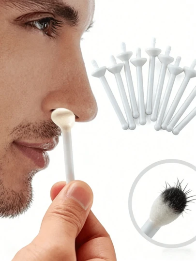 Bộ dụng cụ tẩy lông mũi bằng sáp cầm tay tiện dụng, 25g/50g hạt sáp + 4/8 que sáp, dụng cụ làm đẹp thiết yếu khi đi du lịch và nghỉ lễ, món quà hoàn hảo cho Lễ Phục Sinh/Ngày của Mẹ.