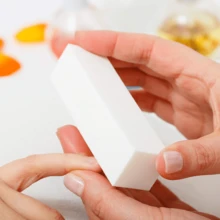 Nail Polishing Tool Four-Sided Polishing Nail File 10 Pieces - White - View 5