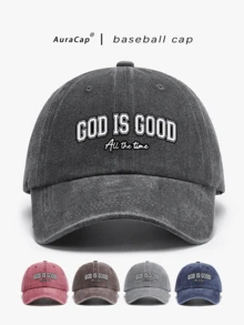 經典復古 Y2K 水洗「GOD IS GOOD」原創棒球帽卡車帽,男女通用帽子,適合四季春夏秋冬,情人節、單身派對、父親節、母親節、教師節、開學季、萬聖節、新娘、學生、教師的完美禮物,女性夏季旅行海灘必備,女性沙灘帽,新娘婚禮必備,粉色、黑色波多黎各休閒頭飾世界盃女性配件 - 均碼 - 查看 2