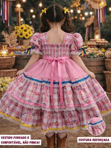 Super Luxury Reinforced Festa Junina Dress In Various Colors - Special Edition - 玫瑰 - 查看 2