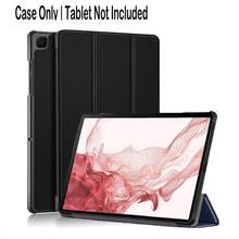 Ốp lưng cho Galaxy Tab A7/ A9 /A11 8.7 inch 2021/2023/2025, vỏ bảo vệ bằng da với chức năng thông minh, chống trầy xước và va đập, trọng lượng nhẹ. - màu đen - Xem 7