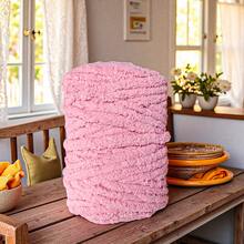 1pc Arm Knitting Bulky Chunky Yarn / 100% Polyester Soft / Cat Tail Sausage Yarn / DIY Handmade /Croche/ For Scarves/Hats/Cushions/ Pet Nests/ Home Decor / Machine Washable/ 1000g 35.27oz/ 2.2lb - Multicolor - View 15