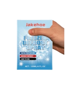 jakehoe 1瓶/120毫升冰箱除霜喷雾，家用冰箱、冰柜、商用冷柜、空调、室外管道和金属表面除冰剂，解决结霜过多和抽屉难以打开的问题。 - 液體 - 查看 14