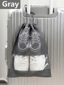 3/5PCS Travel Shoe Bags Shoe Organizer Space Saving Storage Bags - Multicolor - View 8