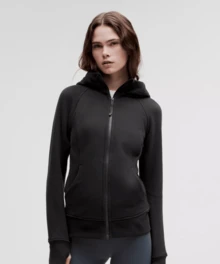 Lululemon Sudadera con capucha con cremallera completa para buceo - negro - Ver 1