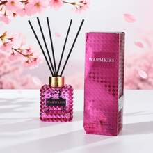 Warmkiss Pink Lady Flameless Fragrance Diffuser, Rattan Reed Diffuser, Fragrance Oil, Long-Lasting Floral Fruity Scent, Home Fragrance - Pink Lady - View 3