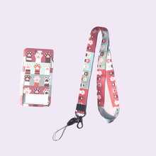 Móc treo thẻ hình dấu chân mèo dễ thương, cuộn dây đeo thẻ, hộp đựng thẻ, vật dụng cần thiết khi đi du thuyền, dây đeo cổ, móc chìa khóa, đồ dùng văn phòng phẩm - A - Xem 2