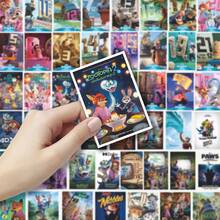50 miếng dán hình động vật hoạt hình chống thấm nước Judy Hopps, Nick Wilde, Thunderbolt, Cáo Fennec, Llama, thích hợp dán lên sách, nhật ký, ốp điện thoại, máy tính xách tay, máy tính bảng, bình nước. Có thể dùng làm quà tặng ngày lễ, sinh nhật hoặc phần thưởng, quà trang trí. - Nhiều màu - Xem 3