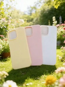 3 chiếc ốp lưng điện thoại màu trắng, hồng, vàng, lỗ lớn, bảo vệ điện thoại, tương thích với Apple 17 Pro Max/17/16/15 Pro Max/15 Plus/15 Pro/15/14 Pro Max/14 Plus/14 Pro/14/13 Pro Max/Pro Max/12 Pro Max/12 Pro/12/11 Pro Max/11, món quà Giáng sinh, Năm mới, Phục sinh hoàn hảo cho gia đình và bạn bè, lựa chọn Giáng sinh tuyệt vời nhất. - Nhiều màu - Xem 17