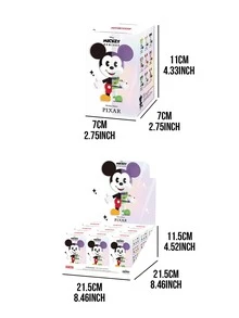 POP MART Disney Mickey Reimagined Series: Mickey Meets Pixar Blind Box Figurine, Toy Story Themed Collaboration, Features Fantastical Character Designs, 3.54-3.94 Inch PVC/ABS Detachable Magnetic Outfits, Carefully Crafted Interchangeable Fashion Details, Collectible Series, Ideal Gift For Mickey Fans, Pixar Enthusiasts, Blind Box Collectors, And IP Crossover Lovers - Multicolor - View 5