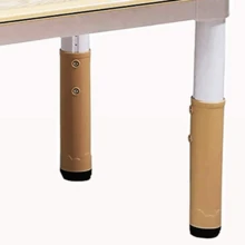 Conjunto de mesa y 6 sillas infantiles ajustables - Escritorio antideslizante y resistente, fácil de limpiar - Ideal para actividades, manualidades y arte - Para niños de 2 a 10 años - color madera - Ver 7