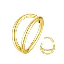 Khuyên mũi, khuyên tròn, khuyên vách ngăn mũi, trang sức xỏ khuyên tai vành tai, khuyên tai sụn cho nữ và nam, trang sức xỏ khuyên xoắn ốc, khuyên tai sụn vành tai, khuyên tai sụn vành tai, thép không gỉ, vàng, bạc, cỡ 16G, 18G, 20G - Nhiều màu - Xem 29