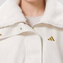 Chaqueta cálida adidas CNY Año del Caballo Edición Limitada Elegante Chaqueta Deportiva Casual Cálida de Felpa para Mujer - Blanco - Ver 4