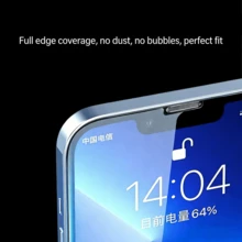 Hai miếng dán màn hình mờ in lụa của Apple, phù hợp với 17e, 17 Pro Max. Miếng dán màn hình mờ cường lực, phủ toàn màn hình, chống bám vân tay, chuyên dụng cho game, bề mặt mịn, chống rơi vỡ. - màu đen - Xem 2