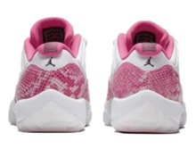 Nike Air Jordan 11 Retro Low Pink Snakeskin 2019 Women's AH7860-106 - 粉色 - 查看 5