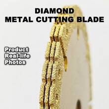 2 piezas de discos de corte de diamante de 100 mm/115 mm/125 mm, discos de corte de mármol y granito soldados, discos de corte de piedra afilados y duraderos para amoladora angular para ranurado de paredes de concreto - A - Ver 4