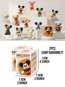 Disney Mickey Infinite Creativity Series Blind Box, Mickey Figure Desktop Ornament, Cute Figure Toy Blind Box Gift, Surprise Unboxing Gift, Collectible Small Statue, Exquisite Ornament For Birthday And Wedding Party Decoration, Holiday Gift - Multicolor - View 13
