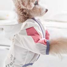 1pc Fashionable Waterproof & Dirt-Resistant Hooded Outdoor Jacket For Pets, Suitable For Dogs, Cats, Teddy, Poodle, Schnauzer - Multicolor - View 5