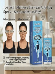 Anti-Fog Spray Suitable For Eyeglasses, Fashion Glasses, Swimming Goggles, Safety Glasses, Masks, Helmet Visors, Etc. Long-Lasting Clear Formula, No Residue Or Slippage, Quick Drying, Essential Portable Item. - Multiple Forms - View 10