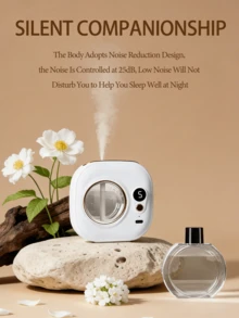 موزع عطري صغير، قابل للشحن عبر USB، 5 أوضاع للرذاذ، 6 خيارات للعطور، تشغيل هادئ، مرطب صغير، رائحة طويلة الأمد. هدية أساسية لها. ديكور منزلي مدمج. مناسب لغرفة المعيشة، غرفة النوم، الفندق، المكتب، السكن الجامعي، الحمام، غرفة الحيوانات الأليفة، استوديو اليوغا. - أبيض - مشاهدة 4