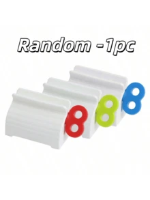 1pc Toothbrush Holder With Gargle Cup, Wall Mounted Toothbrush Storage Rack, With Toothpaste Dispenser And Cosmetic Drawer, Toothbrush Storage Organizer, Bathroom Multifunctional Toothpaste Toothbrush Container, Bathroom Accessories, Home Decor Home Bathroom Decor Fall Decor Back To School - Automatic Toothpaste Dispenser - View 8
