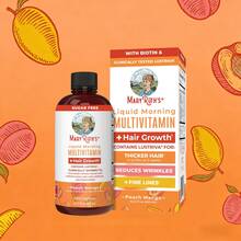 Mary Ruth's Morning + Hair Growth Bundle – 2-In-1 Morning Multivitamin & Hair Formula For Thinning Hair | Clinically Tested To Support Thicker Hair, Energy & Skin Health | Vegan, Non-GMO, Gluten-Free – 60-Day Supply - Bộ sản phẩm bổ sung vitamin buổi sáng và kích thích mọc tóc của Mary Ruth - Xem 3