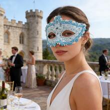1PC, Masquerade Mask, Party Costume Lace Eye Mask, Women's Dress-Up Mask, Suitable For Holidays, Party Costume Ball - Mask - View 7