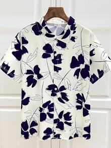 New Style Spring And Summer Men's Beach Hawaii Short Sleeve Flower ShirtApp - A508D-aL23568 - View 1