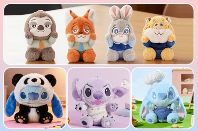 Miniso 迪士尼经典与创意融合系列人偶，精湛工艺，触感细腻，独特角色设计引人注目，适合收藏/送礼/场景布置等用途（1 件）