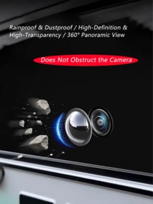 360°全景摄像头镜头保护罩和后视镜镜头保护罩，适用于汽车——防尘、防刮擦、抗冲击。高清高透光设计，确保视野清晰无阻。适用于轿车和SUV——优质外观保护配件。 - A - 查看 3