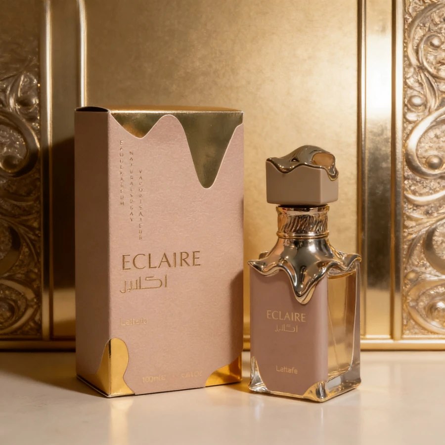 Lattafa Eclaire Eau De Parfum For Women – 3.4 Oz | Sweet Gourmand Floral Scent With Caramel, Vanilla & Musk, Long Lasting Indulgent Fragrance - Hoa - Xem 1