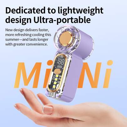 这款迷你风扇转速高达 22,000 转/分钟，在提供强劲风力的同时运行安静。它拥有超长的电池续航时间和紧凑的设计，小巧到可以放进口袋。非常适合在宿舍、教室和图书馆等场所使用。