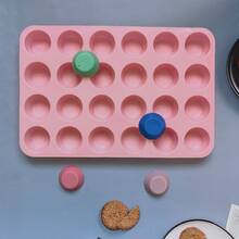 Khuôn nướng bánh muffin mini 24 ngăn, khay nướng silicon chống dính, khuôn silicon làm bánh ngọt, khuôn làm bánh pudding, dụng cụ nướng bánh, đồ dùng nhà bếp. Khuôn làm bánh mousse, thạch, bánh trứng tart, bánh mì. - Nhiều màu - Xem 3