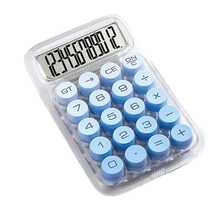 1pc Transparent Dopamine Calculator - Large Screen Display, 12-Digit Clear Input With Power/CE Keys, Durable Minimalist Design, Battery Not Included (Requires AAA Batteries), Essential For Home Use And Back To School Season, Solar Battery Dual Power, Father's Day Gift, (Gift Packaging Provided Based On Style) - View 16