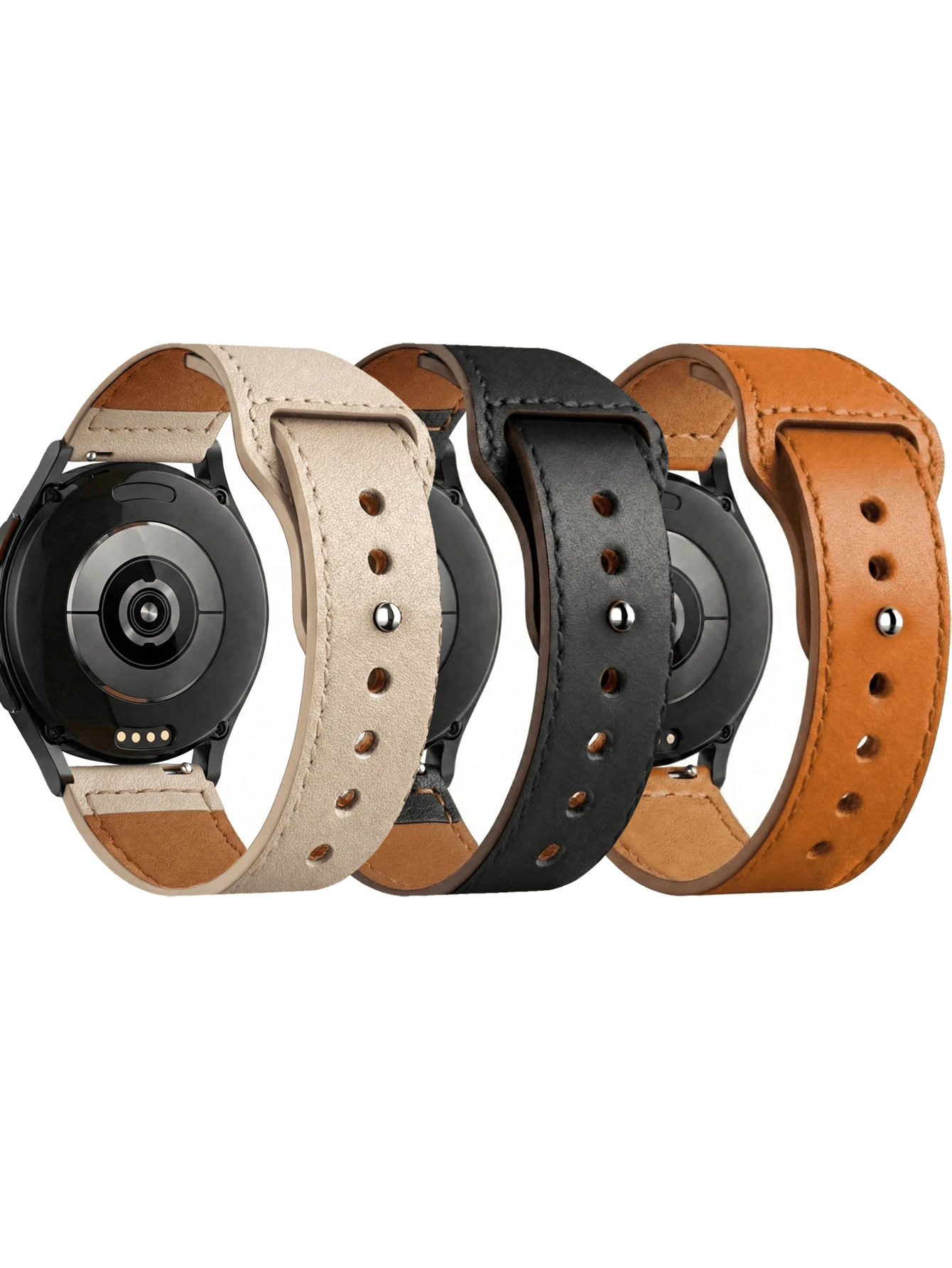 1条20mm/22mm PU皮革表带,兼容Galaxy Watch 7/6/5/4(经典款)、Fenix 8S/7S(42mm)、Forerunner 245/645、Venu SQ 2、GTS 3/4/Mini、GT 4/5/6/PRO、GT3/2(42mm)、Mi S1/2/3/4、Fenix 8/7(47mm)、Forerunner 965/265/255、Venu 3,男女皆宜,休闲商务风格。 - 棕色 - 查看 1
