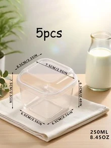 Bộ 5/10/20 cốc vuông trong suốt đựng mousse, kẹo, tráng miệng, trái cây, pudding, thạch, kem. Thích hợp cho sinh nhật, đám cưới, tiệc tùng, đồ dùng tiệc, sự kiện phục vụ ăn uống. Hộp vuông, đồ dùng bàn ăn hiện đại, cốc nhẹ, hộp đựng bánh. - Nhiều màu - Xem 13