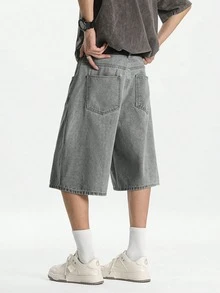 Jeans délavés gris vintage pour adolescents - Gris - Voir 4