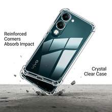 Casing Ponsel Transparan Anti-Jatuh Cocok Untuk V40 Lite 5G Global, Y33s 5G (China). Ringan dan Fleksibel, Tahan Gores, Anti-Jatuh dan Tahan Guncangan, Anti-Oksidasi, Dengan Desain Bingkai Pelindung, Desain Pelindung Kamera, Tahan Lama dan Portabel, Anti Sidik Jari, Anti-Selip, Casing Pelindung TPU Transparan yang Menutupi Seluruh Layar. - Clear - View 5