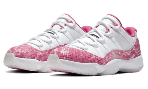 Nike Air Jordan 11 Retro Low Pink Snakeskin 2019 Women's AH7860-106 - 粉色 - 查看 1