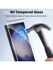 5片装高清屏幕保护膜，适用于三星Galaxy S系列，支持0.2秒指纹解锁，适用于Galaxy S2 Ultra/26+/26/Galaxy S25 Ultra/S25+/S25/S24 Ultra/24 Plus/24/23/22/21，全屏覆盖，防指纹，防摔，防刮花，无气泡，生日/送礼佳品，手机屏幕保护膜，手机配件 - 5pcs - 查看 6