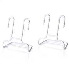 2 pezzi Scaffale porta scarpe per bambini, organizzatore salvaspazio per scarpe - Mensola portaoggetti multifunzionale e portatile, adatto per scarpe sportive e casual, realizzato in materiale plastico durevole, perfetto per la conservazione delle scarpe dei bambini - Multicolore - Visualizzare 9