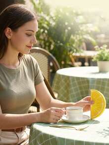 40pcs Lemon Pattern Disposable Paper Napkins, Summer Fruit Design Disposable Paper Napkins, Lemon Print Decorative Paper Napkins, Suitable For Outdoor Wedding, Engagement Party, Personalized Wedding, Summer Tropical Party, Home & Hotel, Wedding Table Decoration, Engagement Party Disposable Drink & Dessert Napkins - Lemon - View 6